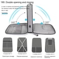 thumbnail image 2 of Men's Plastic Men's Backpack Waterproof E-sports Student Hard Case Computer Bag For Work,Silver, 2 of 2