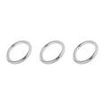 thumbnail image 1 of Redempat Solid 304 Stainless Steel Webbing Strapping Craft DIY Welded O Ring Silver 39x8mm 3Set, 1 of 6