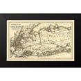 thumbnail image 2 of Colton 18x12 Black Modern Framed Museum Art Print Titled - Central Railroad Extension of Long Island 1873, 2 of 5