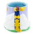 thumbnail image 2 of Disney Parks Jasmine Lotus Flower Sculpted Magic Carpet Handle Ceramic Mug, 2 of 3