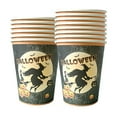 thumbnail image 4 of Comefolife 20 Pcs Halloween Pumpkin Party Cups for Adults Kids, 9 oz Orange Plastic Cups Reusable Party Cups for Halloween Party NightDaytime Supplies Decorations, 4 of 9