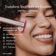 Solawave 4-in-1 Red Light Therapy Skincare Wand - Facial Massage, Galvanic Current, and Warmth - for Face & Neck - FDA Cleared