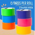 thumbnail image 2 of Cinta adhesiva Craftzilla, color arcoíris, 6 rollos, 15 m x 5 cm, 2 of 9