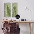 thumbnail image 3 of Woodland Nature Fern Leaves Botanical & Floral Graphic Art Gray Framed Art Print Wall Art, Set of 2, 3 of 8