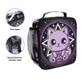 thumbnail image 2 of Haosy Cute Cat with Skull Reusable Lunch Box Men/Women Insulated Lunch Bag for School Picnic Travel, 2 of 6