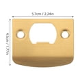 thumbnail image 2 of GETAJGHSD 2 Pcs Plaques de Frappe Résistantes à la Corrosion pour Portes Extérieures Verrouillage Universel en Acier Inoxydable, 2 of 6
