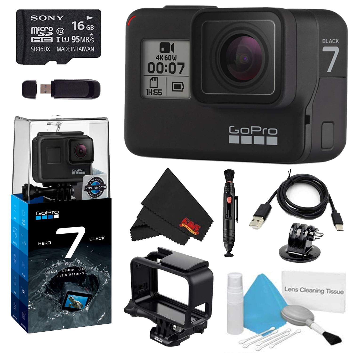 Gopro Hero7 Black 16gb Bundle W Cleaning Kit Lens Pen Cleaner And Memory Card Reader Walmart Com Gopro Hero7 Black 16gb Bundle W Cleaning Kit Lens Pen Cleaner And Memory Card Reader Walmart Com