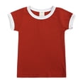 thumbnail image 3 of GYRATEDREAM Baby Boys Girls Solid Color Tracksuit Outfits Ribbed Knit Short Sleeve Tops T-shirt + Elastic Waistband Shorts Infant Toddler 2-Piece Set for 6 Months-4 Years, 3 of 8