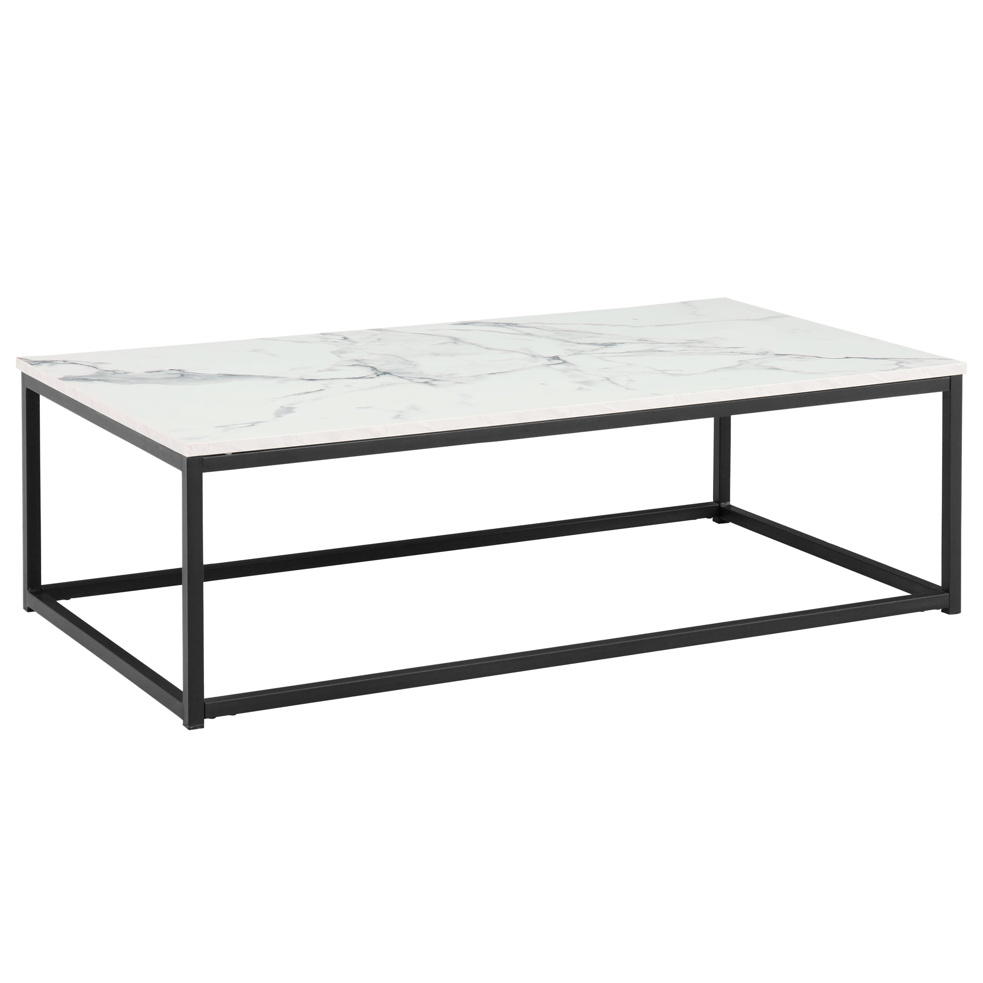 Kadyn Coffee Table, Rectangle MDF Coffee Table for Kitchen, Restaurant, Sofa Center Table for Living Room, White Kadyn Coffee Table, Rectangle MDF Coffee Table for Kitchen, Restaurant, Sofa Center Table for Living Room, White
