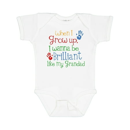 

Inktastic Brilliant Like My Grandad Gift Baby Boy or Baby Girl Bodysuit