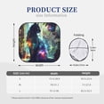 thumbnail image 3 of Gaeub Cosmic Cat In Window Print 2-Piece Windshield Sun Shade,Foldable Car Front Window Sunshade,for Most Cars SUV Truck,Heat Blocker Visor Protector-Medium, 3 of 6