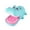 Blue, variant on Pink Hippos Finger Biting Teeth Game Toy For Children Parent Child Trickster Weekend Party Pink Color Plastic