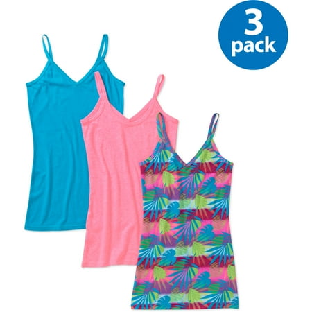 No Boundaries Juniors' Scoop Neck Tank 3-Pack