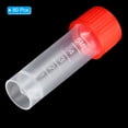 thumbnail image 3 of Unique Bargains 5mL Plastic Test Tubes, 80 Pack Frozen Test Tube Graduated Vial Container Storage Screw Cap, Red Clear, 3 of 6