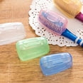 thumbnail image 4 of 5pcs/set Travel Toothbrush Head Cover Case Protective Caps Hike Camping Brush Germproof Protector Random Color, 4 of 8