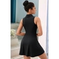 thumbnail image 5 of Golf Dress for Women Tennis Dresses with Shorts Pockets Sleeveless Sport Active Workout Athletic Dress Black XXL, 5 of 7