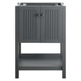 thumbnail image 6 of Vanity Cabinet, Sink not included, Wood, Grey Gray, Modern Contemporary Urban Design, Hotel Bedroom Bathroom Master Suite Guest, 6 of 9