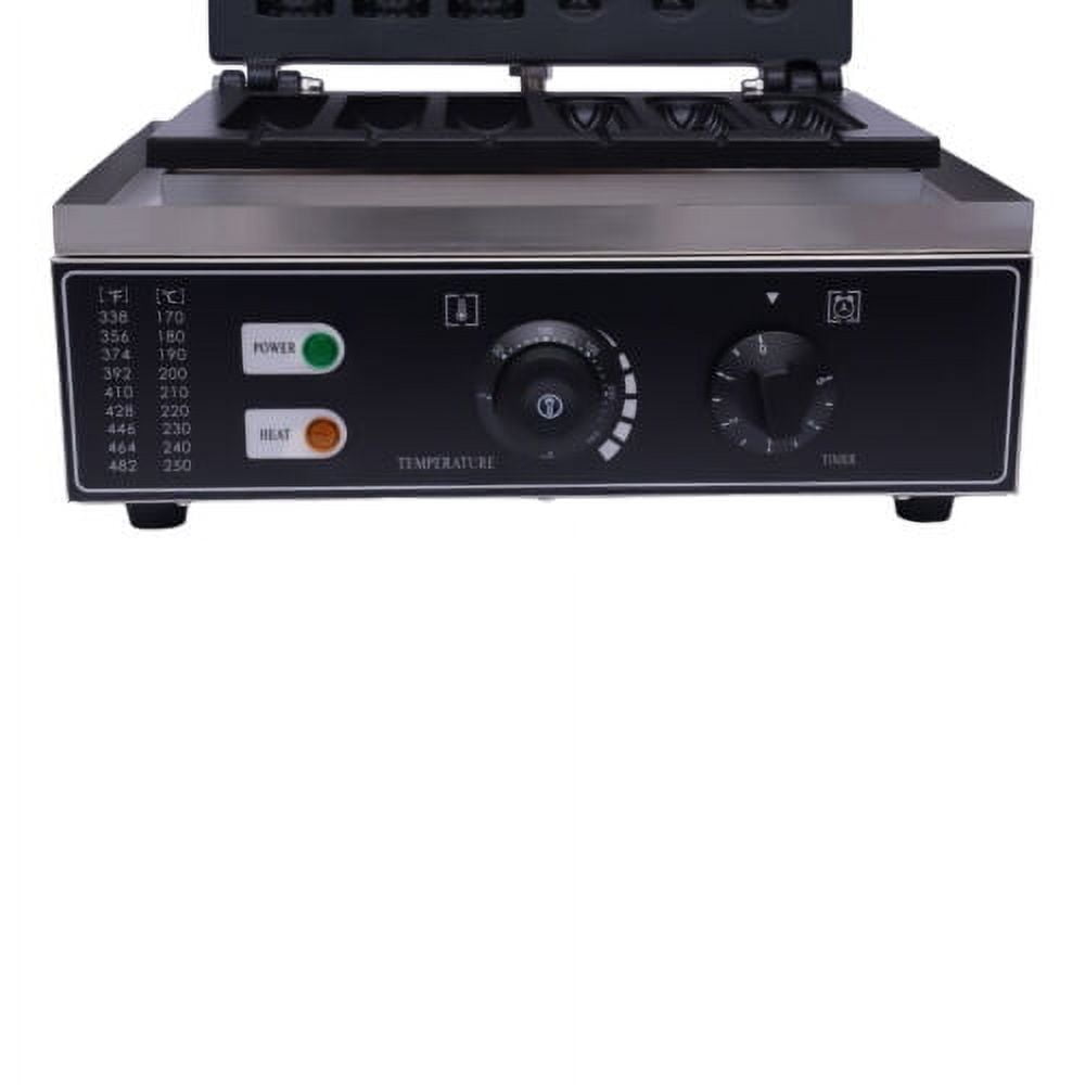 1500W Commercial Nonstick Waffle Corn Hot Dog Maker Machine for Home Restaurant