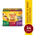 thumbnail image 3 of Meow Mix Tenders in Sauce Wet Cat Food Variety Pack With Poultry & Beef Favorites, 24 Cups, 2.75 oz Each, 3 of 10