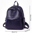 thumbnail image 4 of Lady Backpack Fashion Solid Color All- match Casual Backpack Travel Backpack, 4 of 6