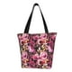 thumbnail image 1 of Fotbe Rose Flowers Bolsa de Playa con Estampado, Bolsa de Hombro, Bolsa de Mano Espaciosa, Bolsa de Viaje Ligera, Bolsa de Compras Versátil, 1 of 6