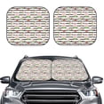 thumbnail image 2 of Vsdgher Pig And Watermelon Print Car Windshield Sun Shade, Reflective Sunshade Window Sunshade Sun Visor Protector Fit for Cars,Trucks,SUVs-Large, 2 of 6