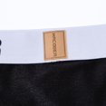 thumbnail image 5 of Men's Breathable Tagless Nylon Triangle Briefs Underwear, Black & Red, 2-Pack, 3XL, 5 of 6
