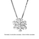 thumbnail image 5 of Qarigey Collar de copo de nieve para mujer, colgante de clavícula con diamantes de imitación para compromiso de boda, Gargantilla de aleación de Zinc Ropa, zapatos y accesorios Miscelánea Blanco Qarigey AP010045-01, 5 of 6