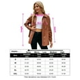 thumbnail image 5 of Yesfashion Women's Pu Leather Jacket Shacket Button Down Lapel Blazer Coat With Bust Pocket, 5 of 5