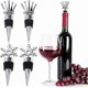 thumbnail image 3 of 6 Pieces Wine Stoppers Abs Champagne Stoppers Wine Stoppers And Pourers Reusable Stopper Bottle For Red Wine Champagne Beer Saver Seal, 3 of 5