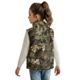 thumbnail image 2 of Garronmavis Camo Hunting Forest Full Zip Vest Wind Proof Boys Zippered Vest Comfortable Winter Lightweight Sleeveless Jacket with Pocket Soft Warm Sleeveless Jacket for Spring Fall, 2 of 7
