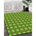 thumbnail image 3 of Ahgly Company Machine Washable Indoor Rectangle Transitional Green Area Rugs, 2' x 5', 3 of 7