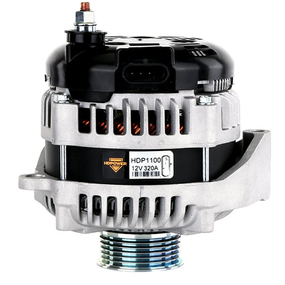 New 320A High AMP Alternator Compatible With Chevrolet GMC Truck C1500 C2500 K1500 K2500 Suburban C1500 K1500 GMC Safari 1996 1997 1998 1999 Al8706X Al8720X 10463940
