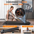 thumbnail image 6 of Treadmill 2 in 1 for Home/Office,Patbrela 300 Lbs Walking Pad Treadmill with HandleBar,Under Desk Treadmill with Mat, Touch Control,LED Display & Remote Control, 6 of 8