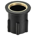 thumbnail image 1 of Uxcell 1Pcs 1.18 inch Faucet Nut Fixed Base, Plastic Fixing Nut Tap Fastener, Black, 1 of 5