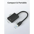 thumbnail image 5 of USB to HDMI Adapter for Monitor, USB 3.0/2.0 to HDMI Graphics Cable for PC Laptop Projector HDTV, 1080P Full HD Multi-Display Video Audio Converter for Windows XP/7/8/8.1/10/11 (Black), 5 of 5