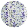 thumbnail image 3 of Floral Colorful Flower Round Small Area Rug, Print Non Slip Washable Floor Mat, Soft Throw Rug for Living Room, Powder Room Entryway, Bathroom, Bedside, 3 of 6