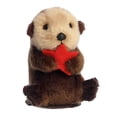 thumbnail image 2 of Animal de peluche Aurora Adorable Shoulderkins Spiffy Otter, 2 of 5