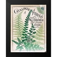 thumbnail image 2 of Vintage Apple Collection 12x14 Black Modern Framed Museum Art Print Titled - Ferns 2, 2 of 5