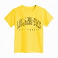 thumbnail image 4 of NOLDARES Girl's Graphic Crew Neck T Shirt Short Sleeve Casual Cute Tee Top(Yellow,2-3 Years), 4 of 4