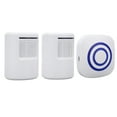 thumbnail image 2 of Alarma de timbre inalámbrico, Detector de Sensor de movimiento, alerta con 2 sensores y 1 receptor, 38 melodías para tienda de oficina en casa, enchufe de EE. UU., 2 of 5
