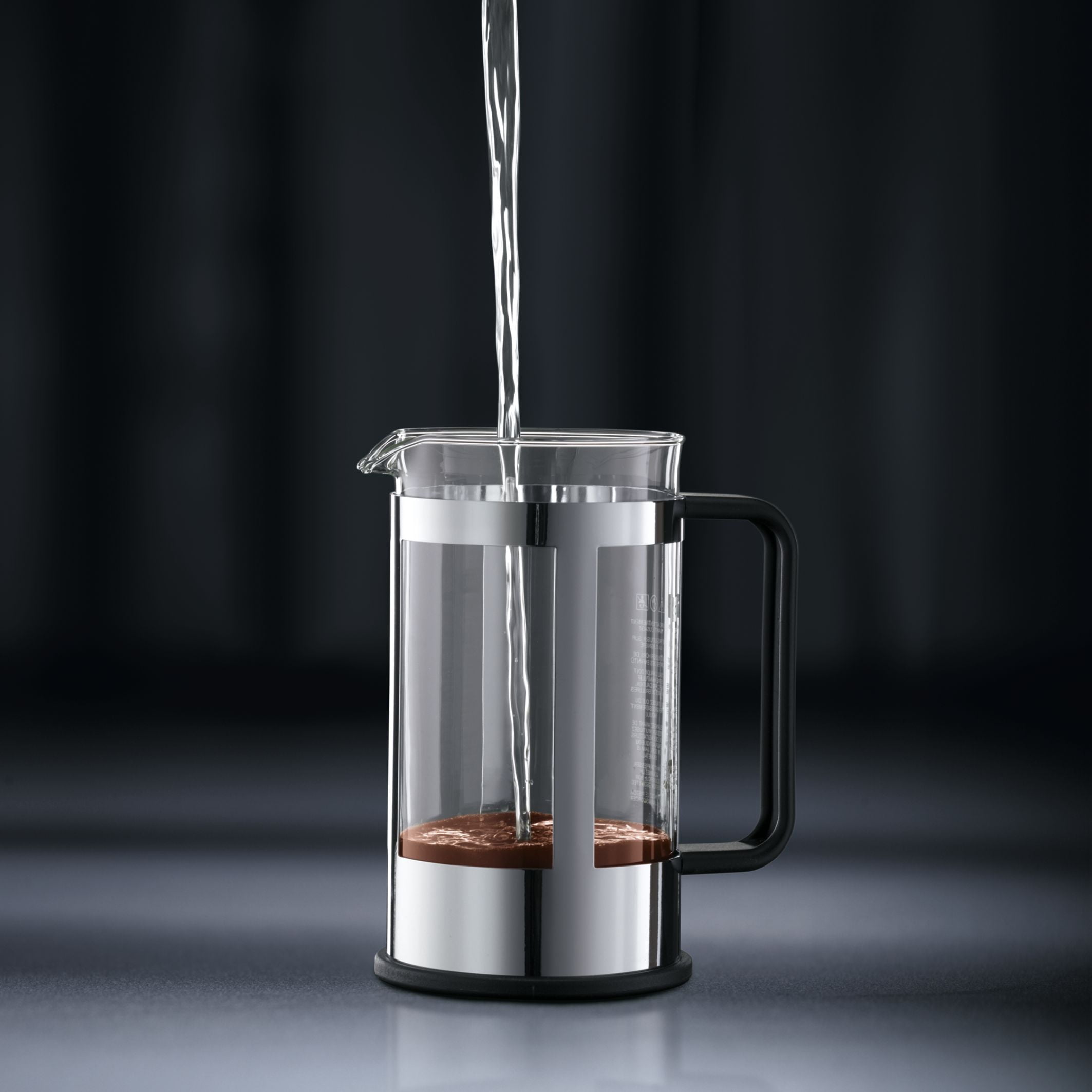 BODUM Bodum Jesper French Press Coffee Maker 8 Cup/34oz Stainless Steel Heat Resistant 