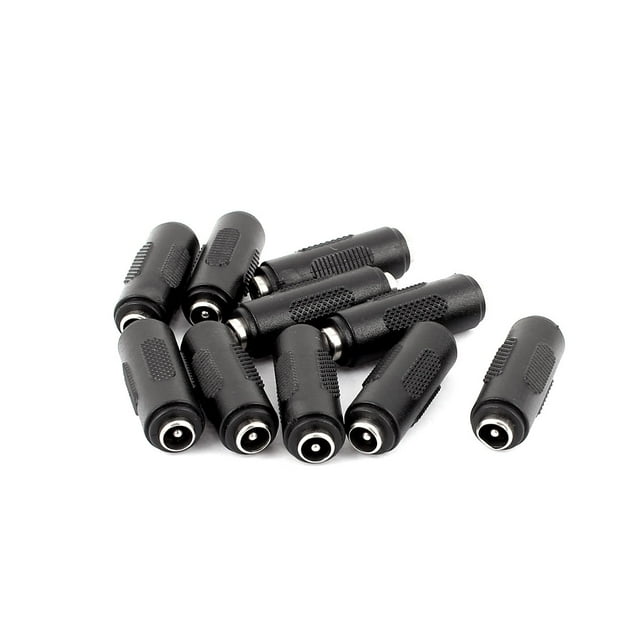 Adaptador de conector hembra a hembra de 10 piezas 2.1x5.5mm para cámara CCTV