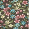 GZHJMY Set of 1 Orchid Forget Me Not Satin Napkin Square 20 Inches Table Napkins Soft Smooth Decorative Napkins for Wedding Banquet Party Decoration