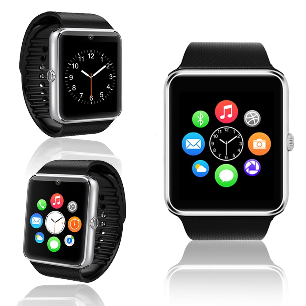 Indigi® GT8 Stylish Bluetooth 3.0 Sync Smart Watch for Android iPhone  Samsung HTC LG w/ Remote Shutter | Walmart Canada