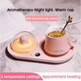 thumbnail image 2 of Cup Heater Coffee Mug Warmer Appointment Heating Electric Hot Plate 3 Gear Temperature Warmer Coaster with Night Light ,Fast Heating, 2 of 7