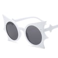 thumbnail image 2 of Eosunjian 1 Pair Unisex Retro Bat Shape Sunglasses Women Men Punk Eyewear Hip Hop Style Funny Sun Glasses Fashion Accessories, 2 of 13