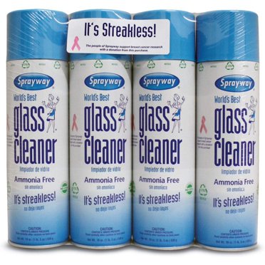 Sprayway 23oz Foaming Glass Cleaner – Streak-Free, Ammonia-Free, Professional Strength