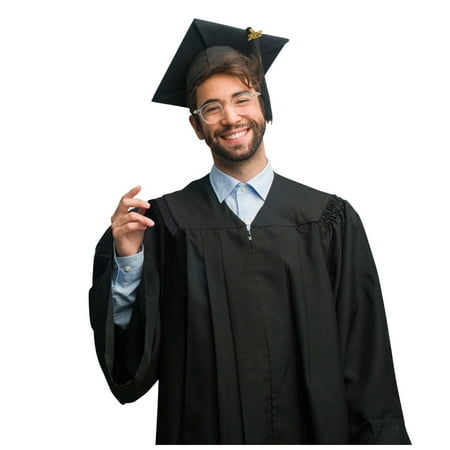 

Adult Student Graduation Set Hat Gown Gown Tassel Pendant 2022 Dress Other 3x Lightweight Jackets for Men Black 42