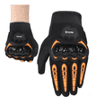 thumbnail image 1 of Guantes Proteccion Bloosom  Pantalla Táctil De Dedo Para Motocicleta Naranja M, 1 of 4